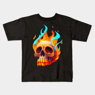 Animated skull Kids T-Shirt